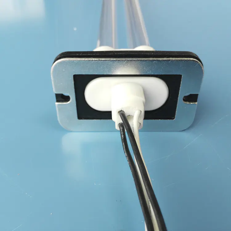UVC ultraviolet germicidal lamp shaped auto-cleaning for water recycling