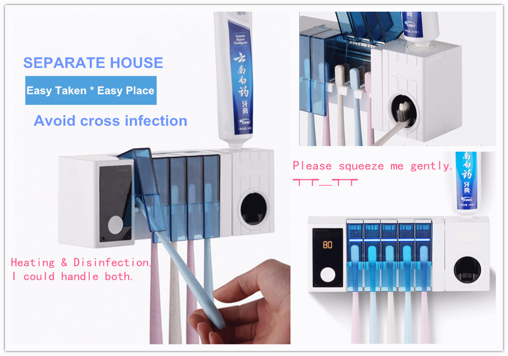 LiangYueLiang 60w uv toothbrush sanitizer easy operation for bedroom-4