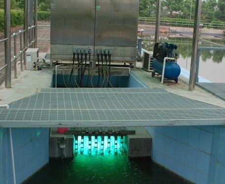 UV light for wastewater treatment