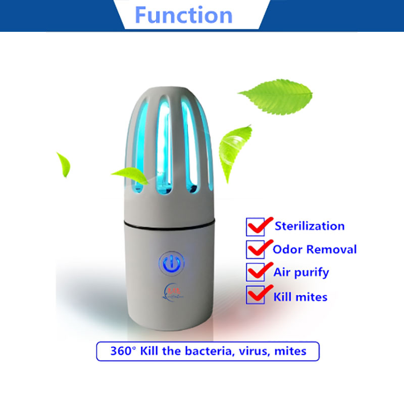 Small Mini Portable UV lamp air purifier-4