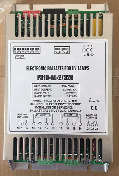 PS10 1 for 2 UV lamp 320W ballast